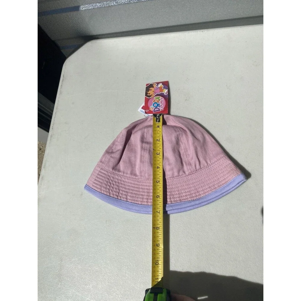 VTG 2005 Dora the Explorer Boots Bucket Hat NWT Toddler Pink Purple Viacom Y2K